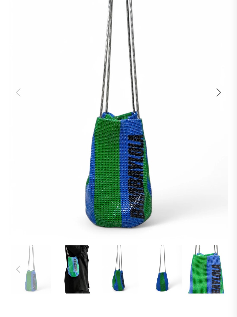 BIMBA Y LOLA -Bolso "Logo Print Mesh Bag"